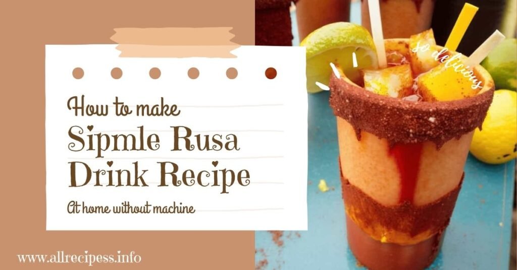 Simple Rusa Drink Recipe